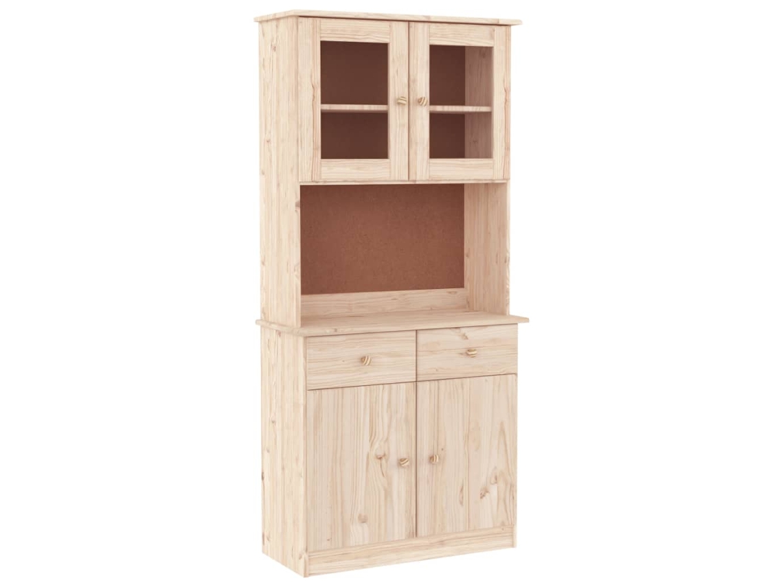 Highboard, Highboards Vidaxl Marrom Madeira De Pinho (n/a)