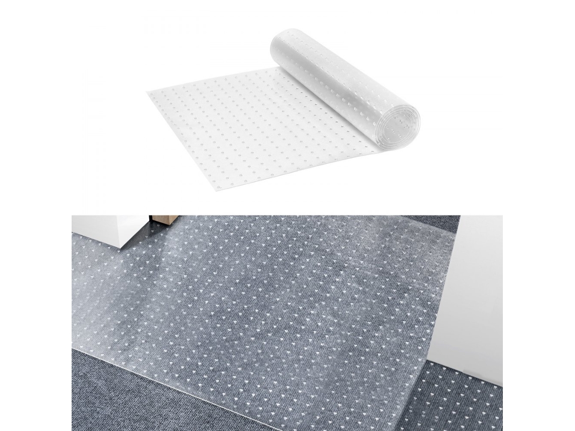 Proteção De Tapete Para Animais De Estimação 61x1,83m Pvc Resistente Com Textura 3d Tekmaquinas