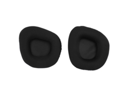 2pcs Almofadas Substitutivas para Orelhas Protein Leather para Corsair Void Wireless/usb/pro Usb Preto
