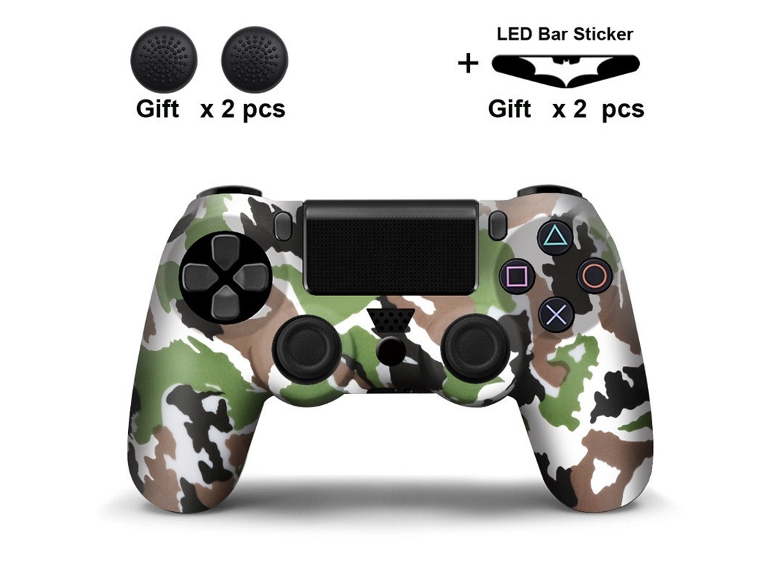 Capa Comando Para Ps4, Protetor De Alça De Silicone Antiderrapante Com Tampa De Proteção Para Polegar Cuich