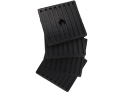 Conjunto De 4 Almofadas Borracha Para Amortecimento Vibrações, Com