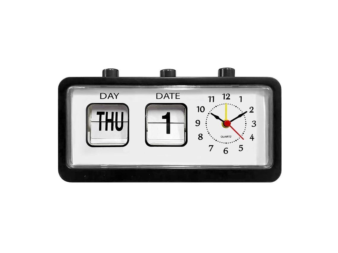 Despertador Retro Preto