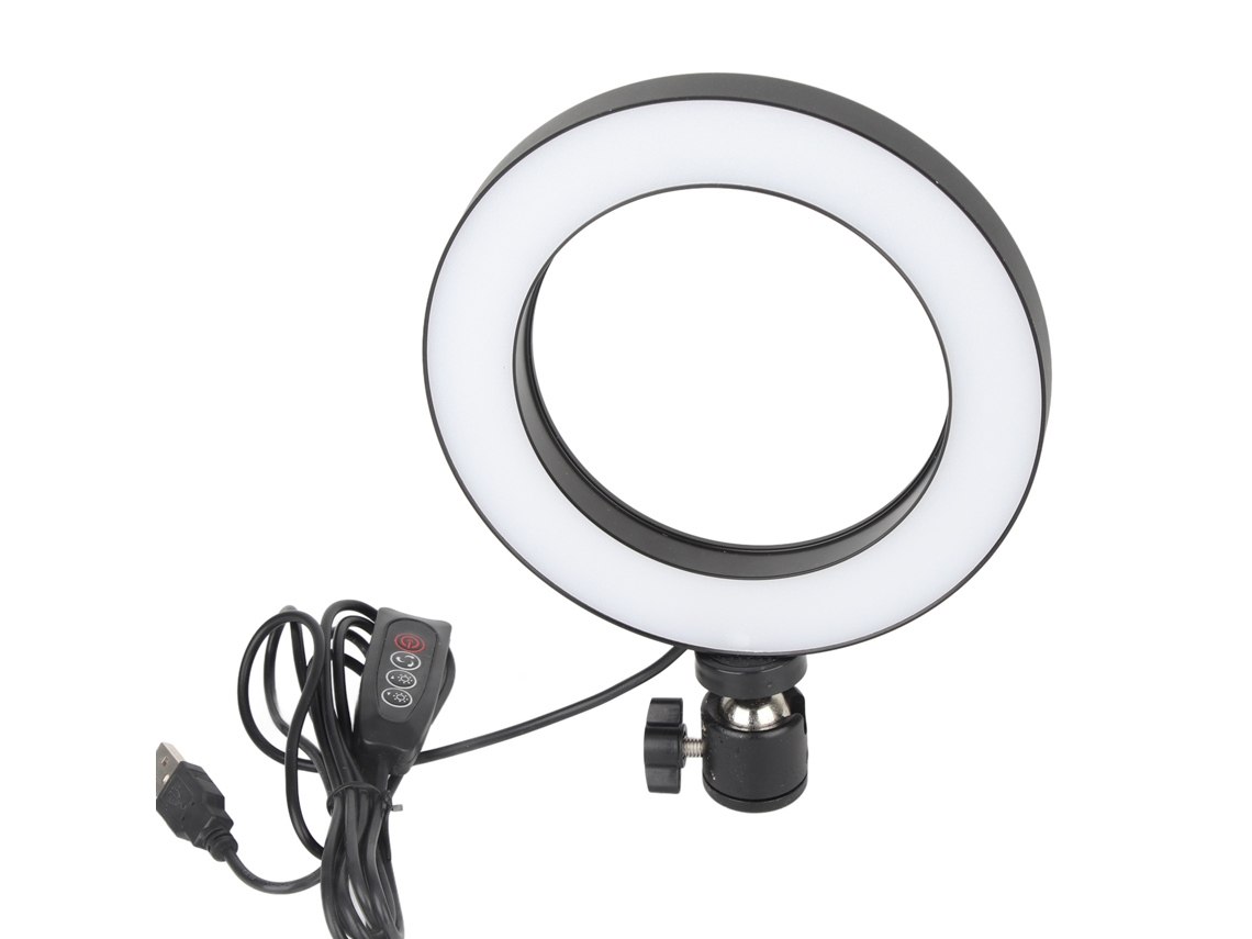 Anel de Luz Led 16cm 3 Cores Ajustável LAXISCREED