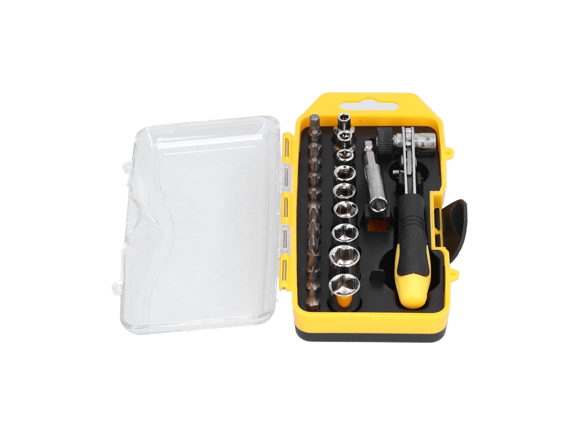Conjunto de Chaves de Fenda com Catraca Sk 1162 YURU, 23 peças