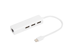 Aetheria hub Usb 3 Portas com Adaptador de Rede Rj45 Usb3.1 Type c para os X/android