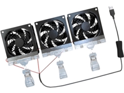 Ventilador de Mesa de 8 Cm, Alimentado por Usb 5 V, Silencioso, 3600 Rpm, para SFUSHOS