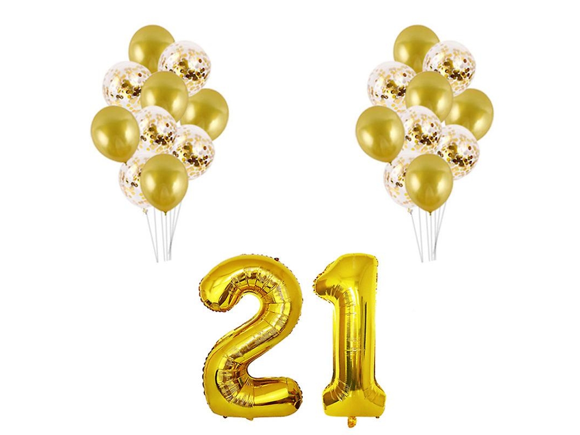 1 Conjunto De Balões De Aniversário Allinless