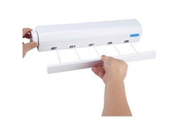 Cuerda Automática Retráctil Para Tender Ropa Interior De 4 O 5 Hilos Para Colgar Ropa, Que Ahorra Espacio Y Es Resistente À Corrosão