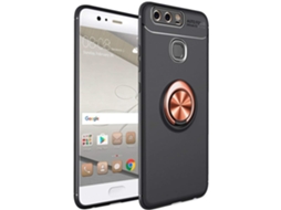 Capa Protetora Giratório Graus Anéis para Huawei Huawei P9 HONGWE. Magnética