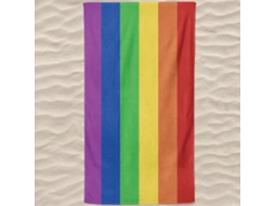 Toalha De Praia Microfibra Bandeira Lgbti