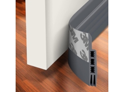Lurelia Fita De Silicone Autoadesiva Para Portas E Janelas 4,8 Cm 99 Cm 4,8 Cm De Largura Cinza Externo Interno Redução De Ruído