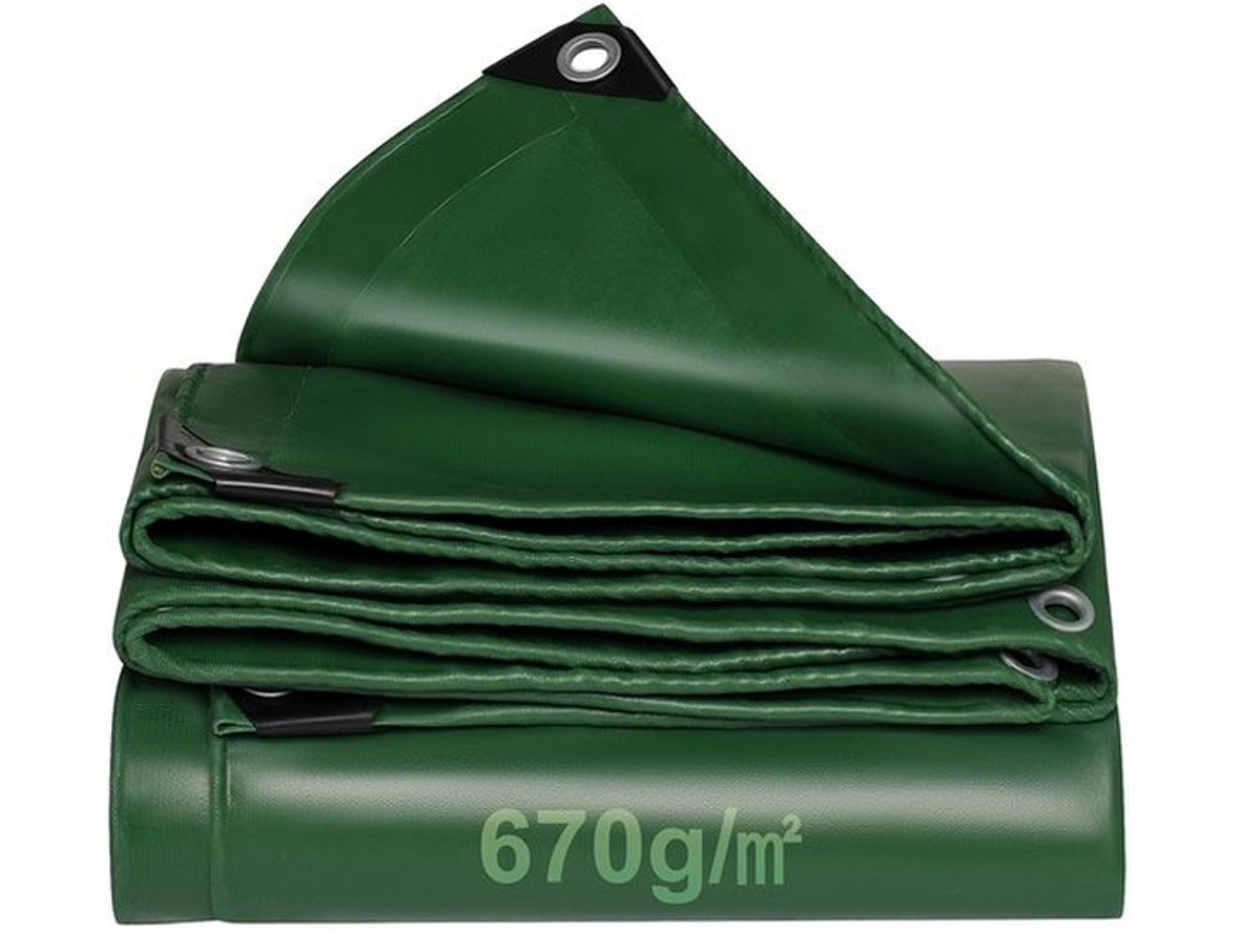 Escolha Segura - Cobertura De 670 G/m² - Cobertura De Caminhão Com Olhos - Impermeável - Resistente A Furos - Borda Reforçada - Cobertura Protetora Pa