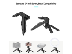 Soporte Flexible Para Celular Com Mini-tripé, Adaptador E Montagem Para Celular, Ideal Para Fotografia E Vídeos