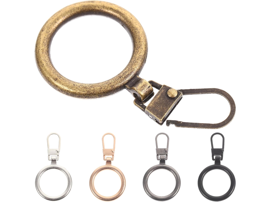 Conjunto De 20 Puxadores Metal Para Zíper Mala
