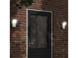 Vidaxl Candeeiro De Parede Led Para Exterior Alumínio Fundido Branco