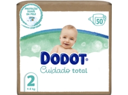 Fraldas Cuidado Total 4-8kg T2 DODOT emb. 50 un