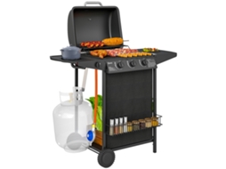 Gaiola para Pássaros S/MARCA com divisória, 76x46x46cm, branco, 4 comedouros, 4 poleiros, bandeja removível