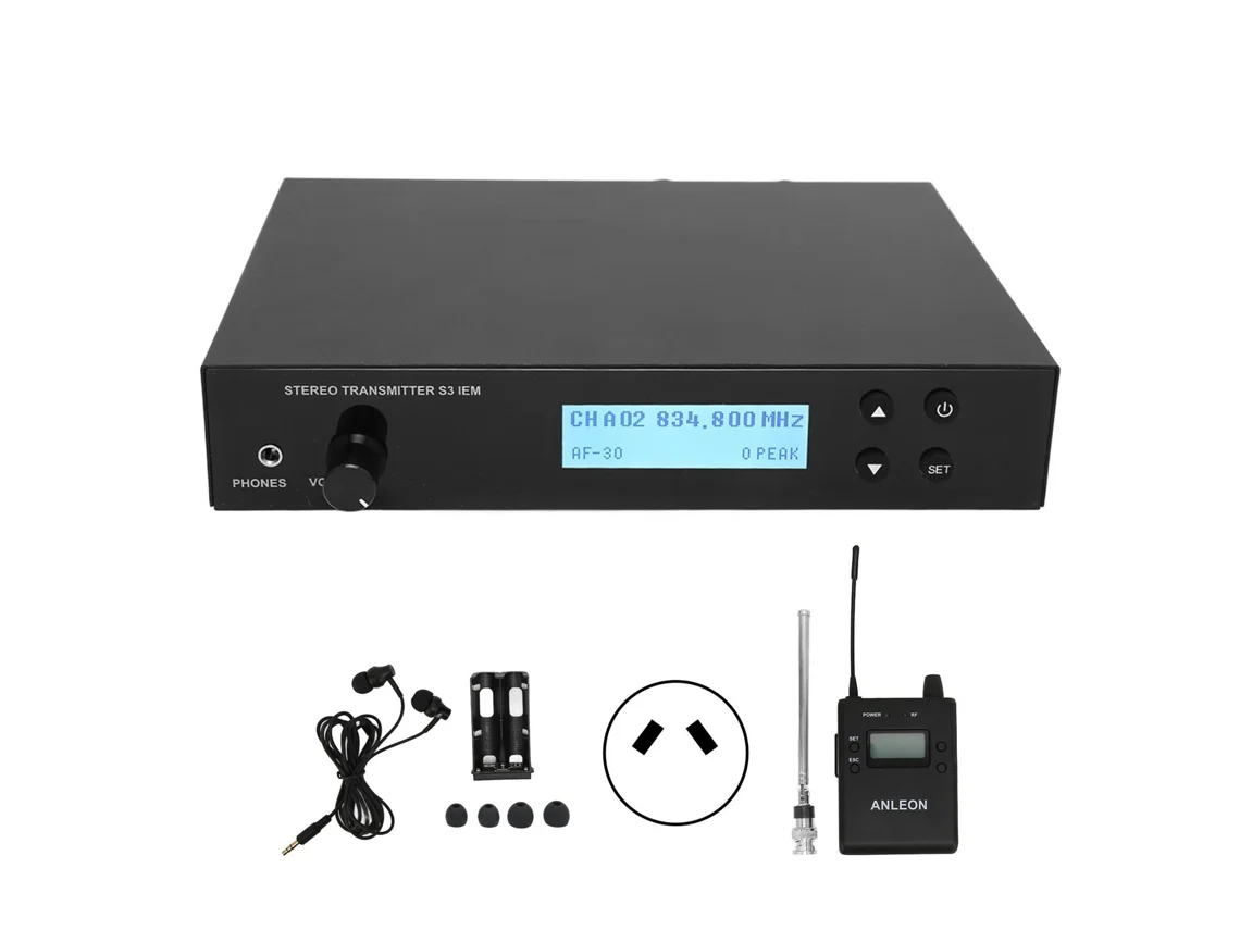 Monitor De Fones Sem Fio Modos De Retorno Plug 110‑240vau