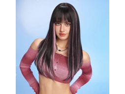 Peruca Feminina Lisa, Realista e com Aparência Natural, Ideal para Cosplay, Festas e Uso Diário. TAISHENGDA