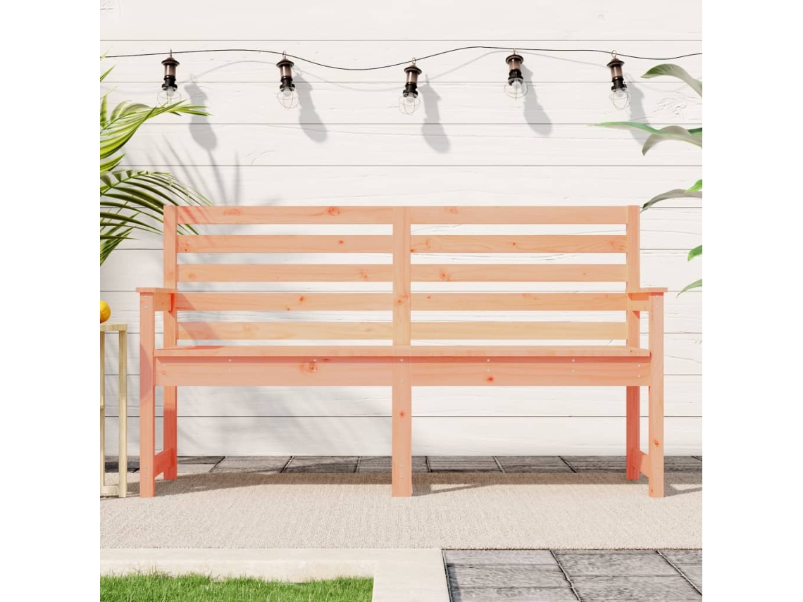 Vidaxl Banco De Jardim 159,5x48x91,5 Cm Madeira De Douglas Maciça