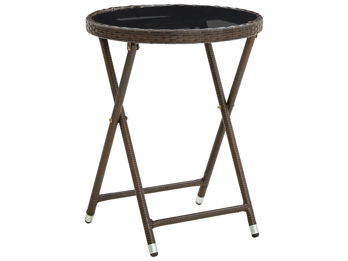 Tea Table, Tea Tables Vidaxl Marrom Rattan / Vime (n/a)