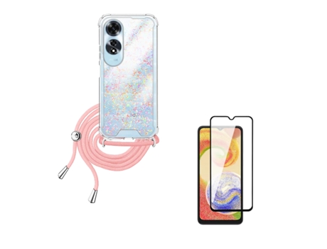 Capa Shinnyhands Free Strongglass para Xiaomi Redmi 14C CAPASMART Vidro Rosa