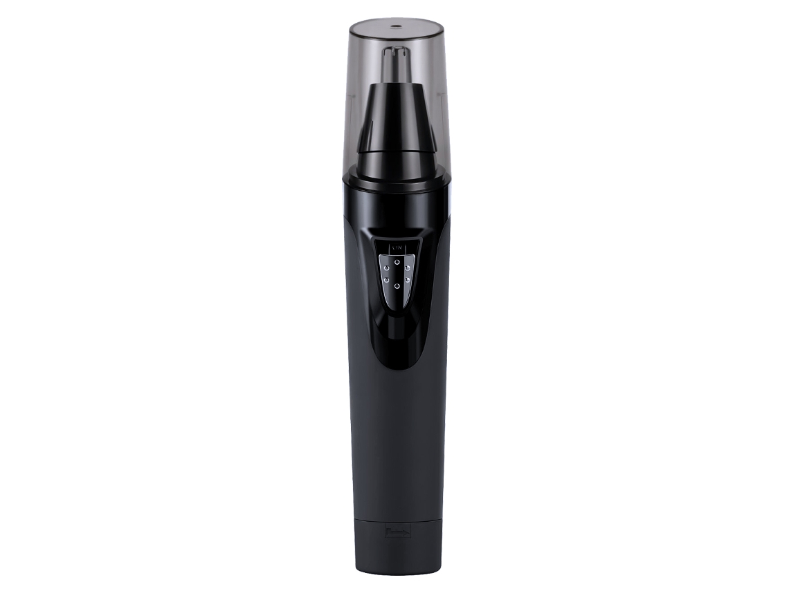 Cortador De Pelos Para Nariz E Ouvido Silencioso, Aço Inoxidável, Impermeável, Pequeno Para Viagens