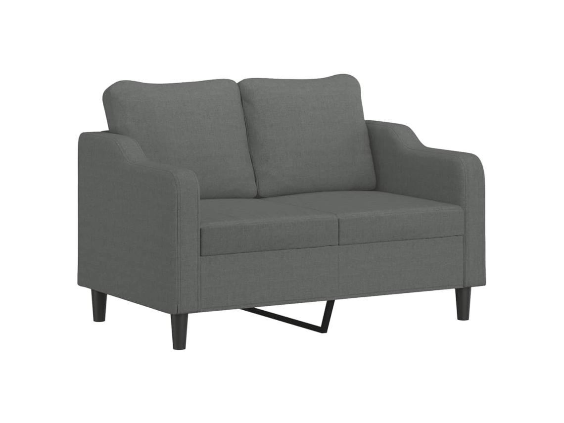 2-seater Sofa, 2-seater Sofas Vidaxl Cinzeto Tecido (n/a)