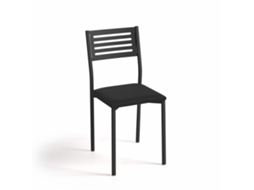 Cadeira de Cozinha Kati Preta 38x86x47cm Michigan Preto FANMUEBLES