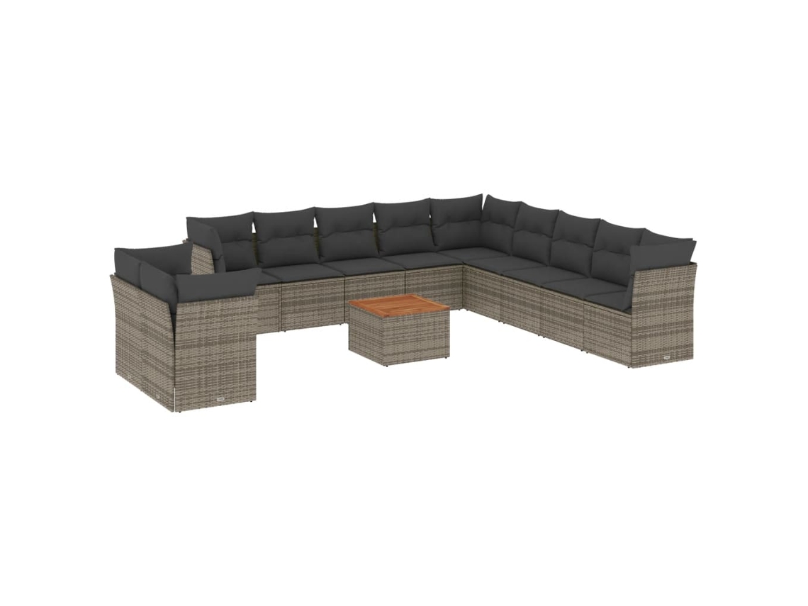 Garden Sofa Set, Garden Sofa Sets Vidaxl Cinzeto Rattan / Vime (n/a)