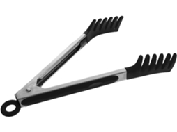 Pinça Antiaderente De Silicone Para Grelhar Com Cabo Aço Inoxidável, Multifuncional Para Churrascos Ao Ar Livre E