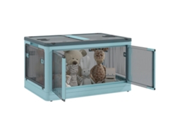 Caixa De Armazenamento, Capacidade 69l, Dimensões 60x42x34 Cm, Dimensões Dobradas 60x42x8 Cm, Carga Máxima 50 Kg, Cor Azul