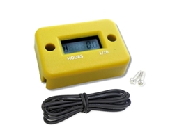 Pequeno Tachômetro Digital De Motor, Hora Contador, Timer Mini, Amarelo