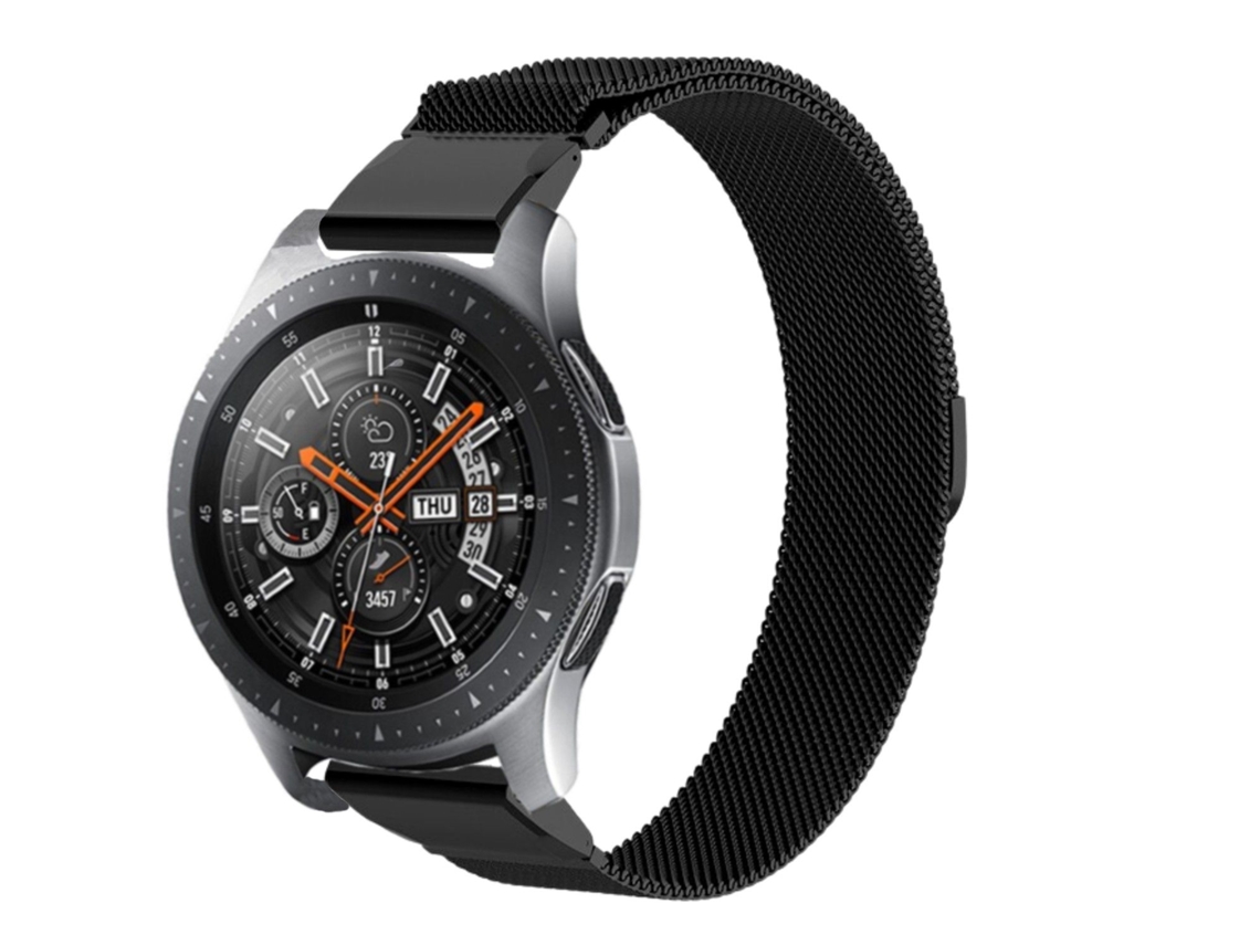 Pulseira Bracelete Milanese Loop Garmin fenix 7 - Solar Edition Preta