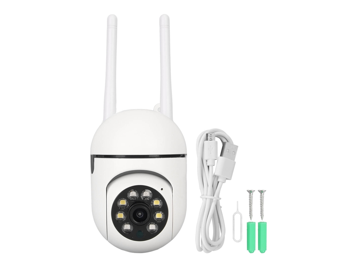Câmera Wifi Impermeável Hd Visão Noturna Detecção