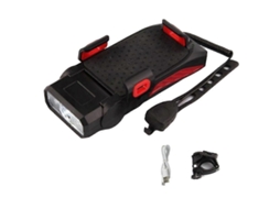 Luz Frontal De Bicicleta Recarregável À Prova Dágua Com Buzina E Banco De Energia Para Ciclismo Ao Ar Livre, Vermelha Olysi Shop