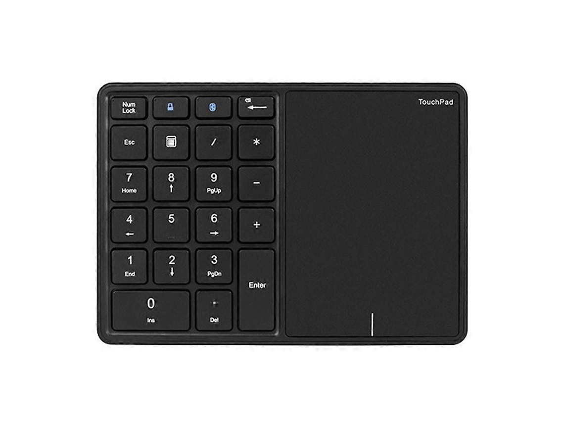 Teclado Numérico Bluetooth com Touchpad, Recarregável TAISHENGDA