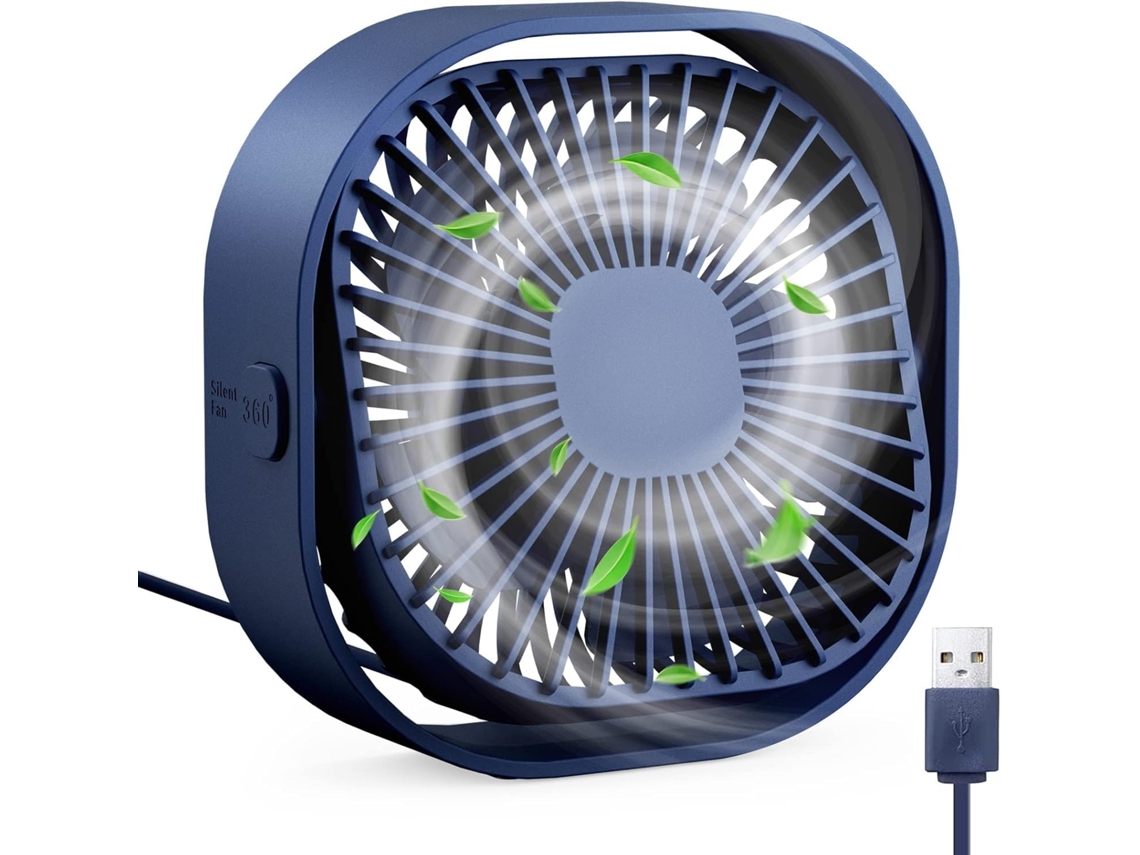Ventilador De Mesa Portátil Com Função Resfriamento, Mini