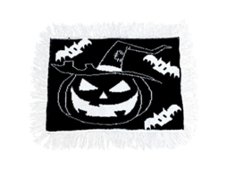 Mantel De Halloween Resistente Ao Calor E Manchas Antiderrapante Fácil De Limpar Armazenar Tela 45x61cm