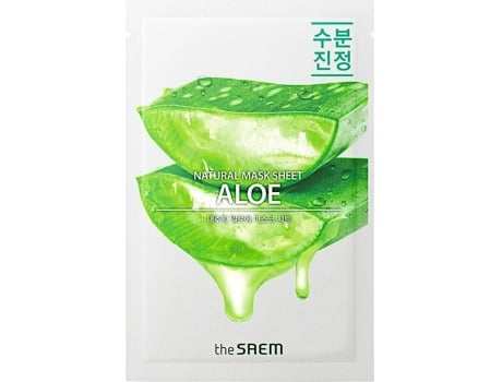 Máscara de Rosto  Natural Mask Sheet Aloe Moisturising And Soothing Sheet Mask (21 ml)