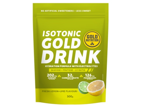 Gold Nutrition Isotonic Gold Drink Pó Limão 500g