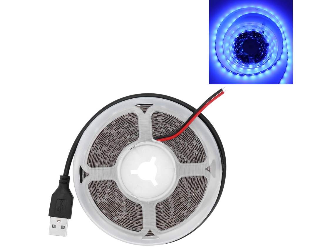 Rebe-tira Led Flexível De Baixa Tensão 5v Rgbw Para Decoração Interior E Iluminação De Gabinetes De Computador (cor Azul)