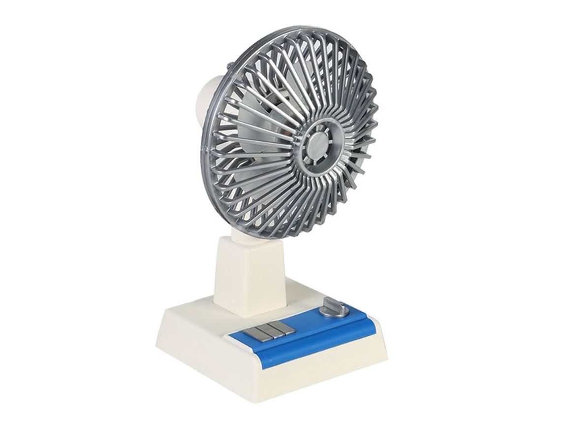 Ventilador Mesa Usb Retro Silencioso Velocidade Variável
