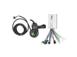 Huj motor sem escova, controlador de velocidade, motor sem escova de alumínio para scooter de bicicleta elétrica 24v/36v/48v 350w cn016 hj011 CUQUE