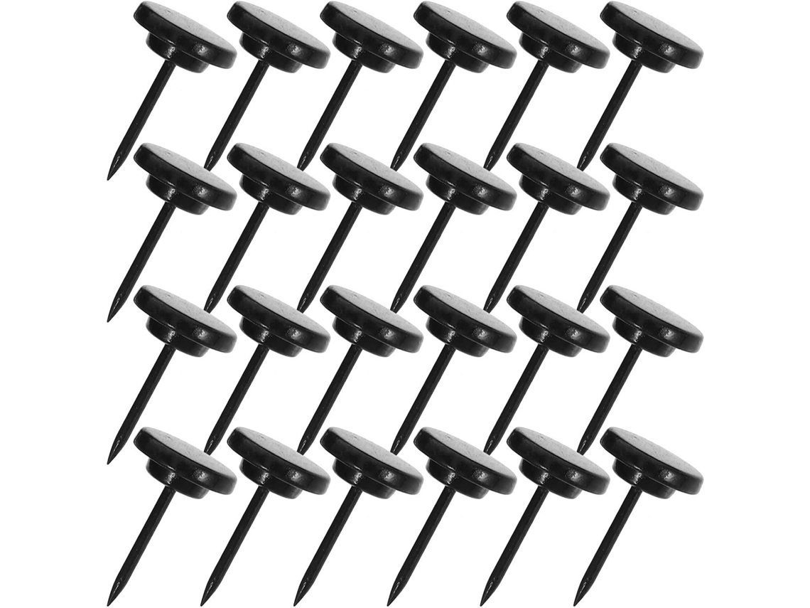 Tachinhas De Metal Preto, Design Prático E Formato Exclusivo, 30x 11mm, Leves E Fáceis De Fixar, Para Uso Em Quadros De
