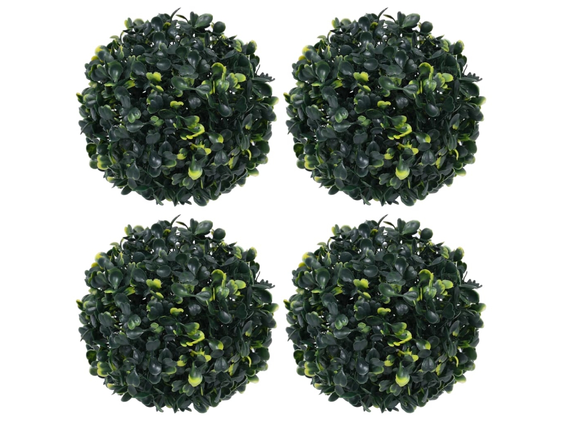 Vidaxl Bolas De Buxos Artificiais 4 Pcs 12 Cm
