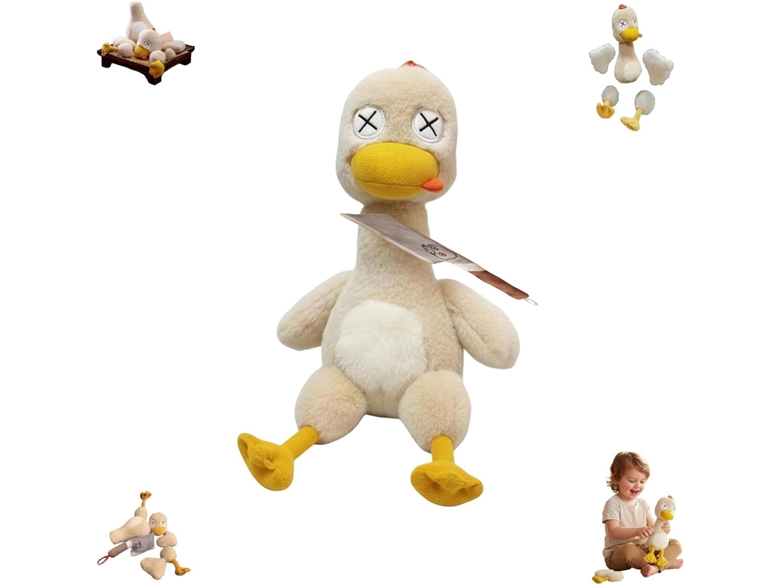 Pato De Pelúcia Magnético Removível, Bichinho Fofo Para Aliviar O