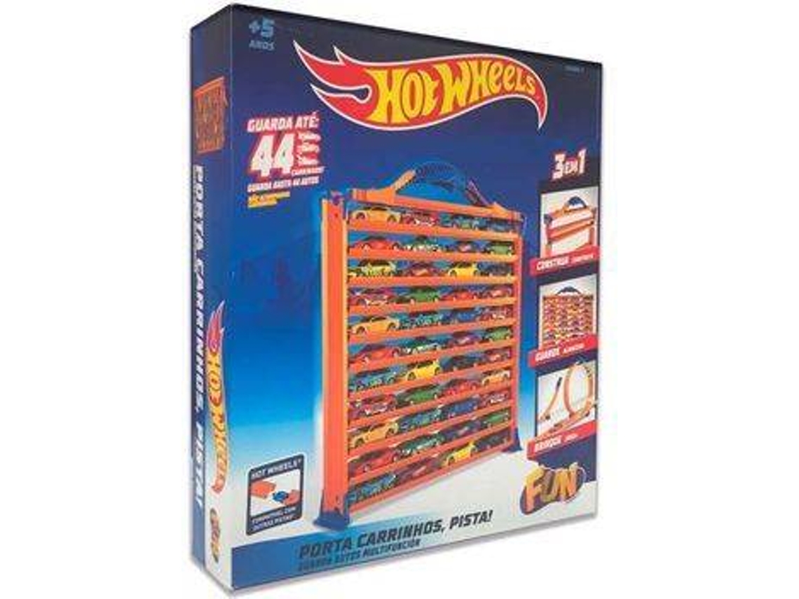 Mala HOT WHEELS Porta-Carros 3 em 1 (Idade Minima Recomendada: 5 Anos)