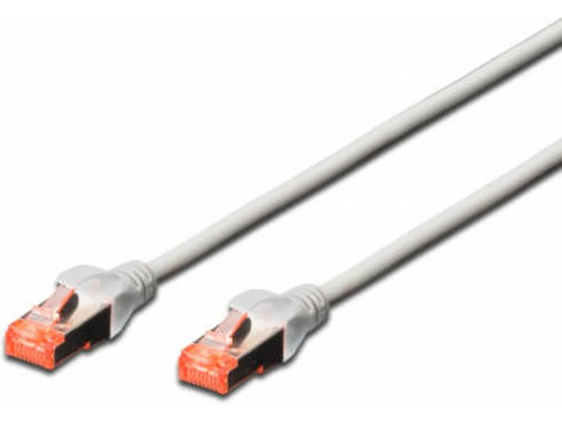 Cabo de rede EWENT EW-6SF CAT 6 (RJ45 - 10 m - Branco)