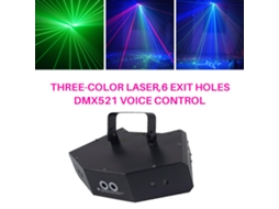 Luz de Palco Estágio Dmx Line Beam com Som para Festas e Dj LAXISCREED